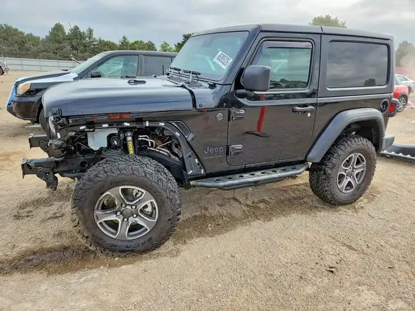 1C4HJXAGXNW197512 — 2022 Jeep Wrangler, Передняя часть (Front End), фото до ремонта