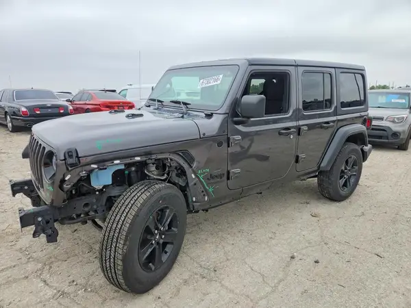 1C4HJXDN8NW271889 — 2022 Jeep Wrangler, Передняя часть (Front End), фото до ремонта