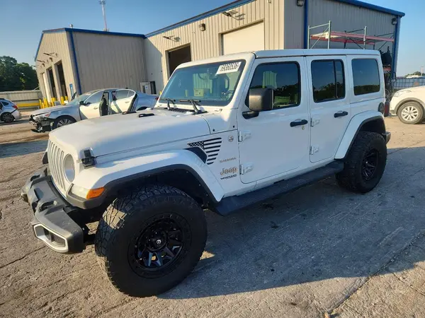 1C4HJXEN4NW195263 — 2022 Jeep Wrangler, Передняя часть (Front End), фото до ремонта