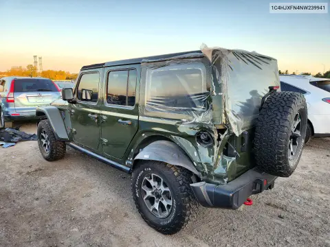 2022 Jeep Wrangler Unlimited Rubicon VIN 1C4HJXFN4NW239941 фото 2