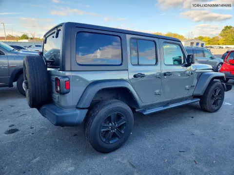 2022 Jeep Wrangler Unlimited Sport VIN 1C4HJXDNXNW149695 фото 3