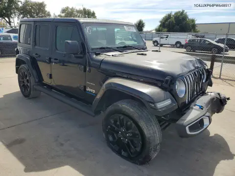 2023 Jeep Wrangler Sahara 4Xe VIN 1C4JJXP64PW648517 фото 4