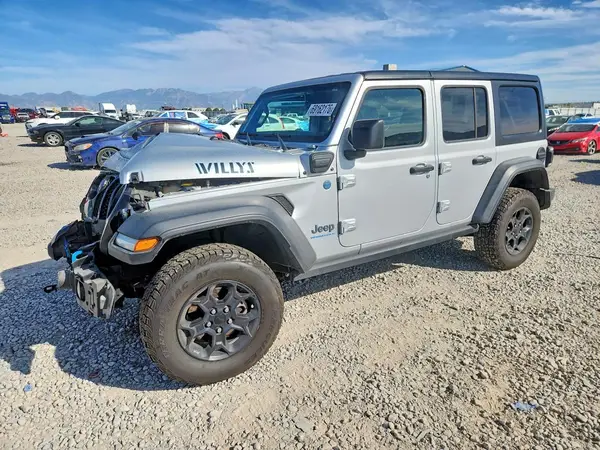1C4JJXN64PW642686 — 2023 Jeep Wrangler, Передняя часть (Front End), фото до ремонта