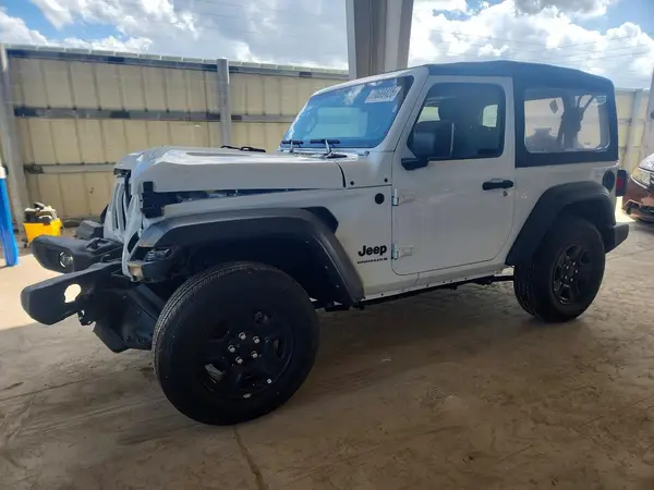1C4GJXAN7PW574939 — 2023 Jeep Wrangler, Передняя часть (Front End), фото до ремонта