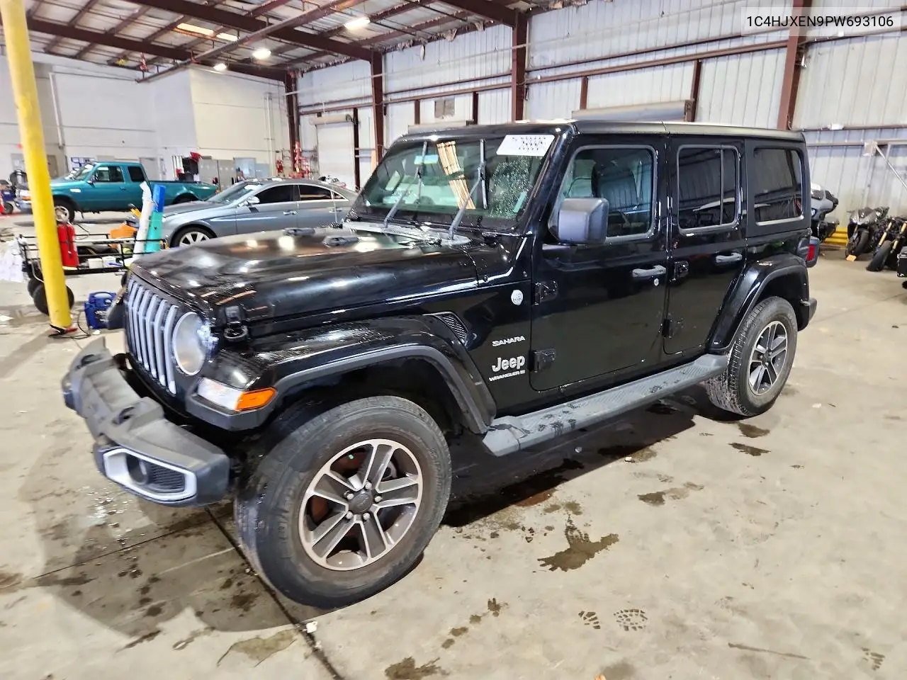 2023 Jeep Wrangler Sahara VIN 1C4HJXEN9PW693106 фото 1