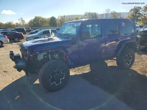 1C4JJXR69PW541539 — 2023 Jeep Wrangler, Передняя часть, фото до ремонта