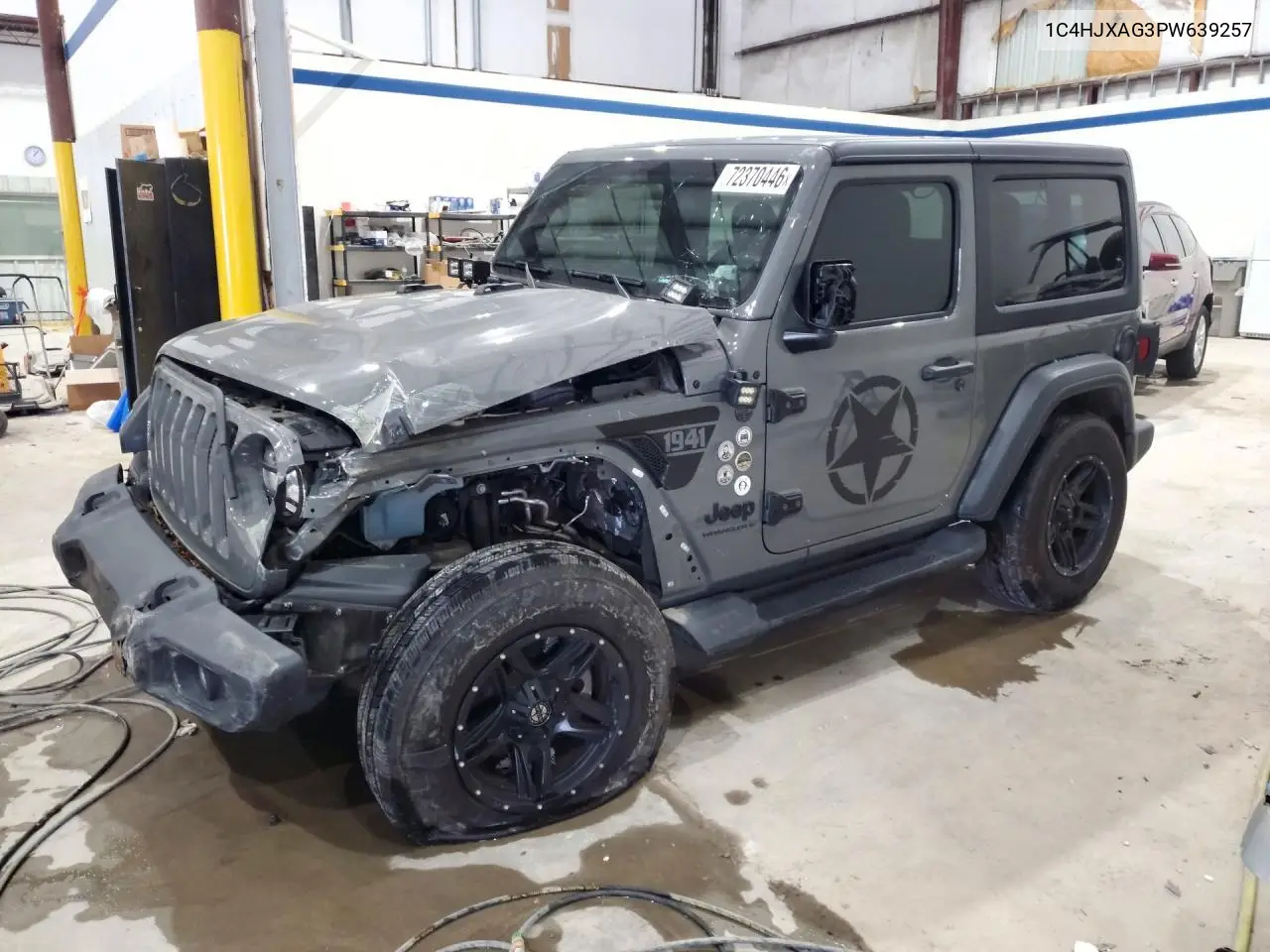 1C4HJXAG3PW639257 Jeep Wrangler 2023 — повреждение Передняя часть, фото до ремонта