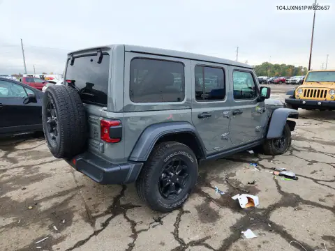 1C4JJXN61PW623657 — 2023 Jeep Wrangler, фото 3 с аукциона Copart, Передняя часть