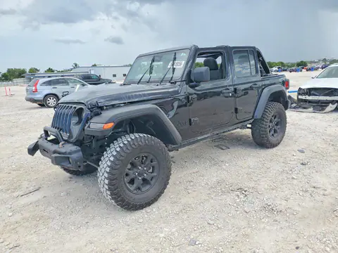 1C4RJXDN4RW158693 — 2024 Jeep Wrangler, Передняя часть (Front End), фото до ремонта