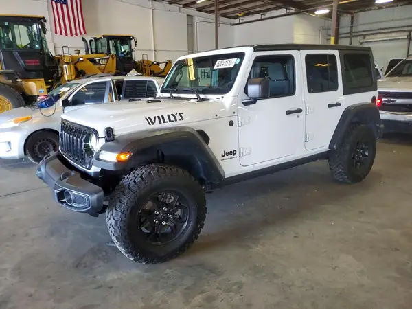1C4PJXDG4RW356795 — 2024 Jeep Wrangler, Передняя часть (Front End), фото до ремонта