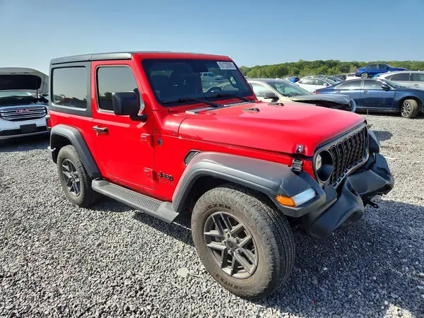 1C4PJXAG7RW165098 — 2024 Jeep Wrangler, фото 4 с аукциона Copart, Передняя часть