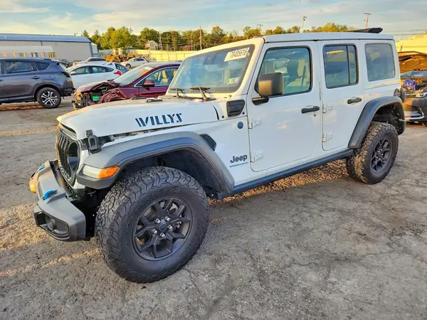 1C4RJXN68RW165931 — 2024 Jeep Wrangler, Передняя часть (Front End), фото до ремонта