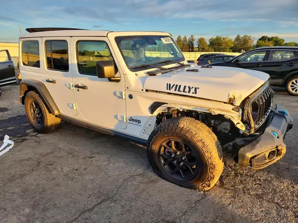 1C4RJXN68RW165931 — 2024 Jeep Wrangler, фото 4 с аукциона Copart, Передняя часть