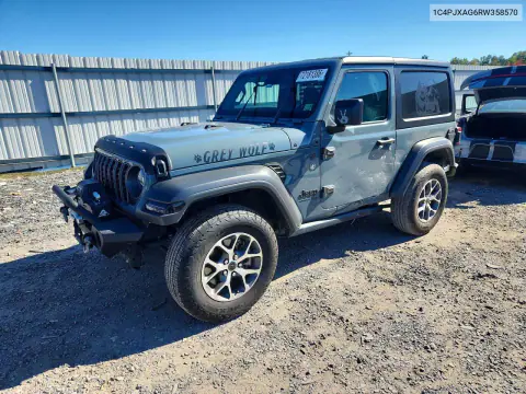 2024 Jeep Wrangler Sport VIN 1C4PJXAG6RW358570 фото 1