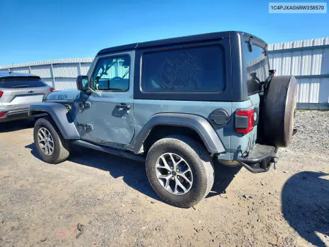 2024 Jeep Wrangler Sport VIN 1C4PJXAG6RW358570 фото 2