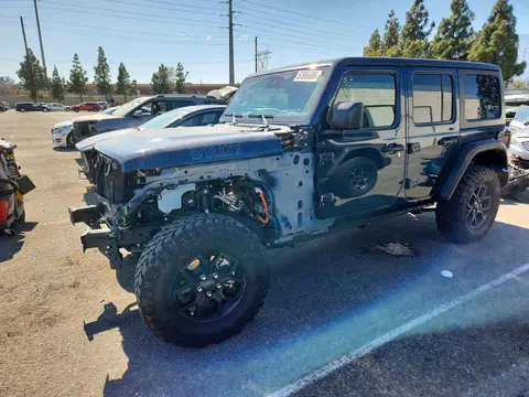 1C4RJXN68SW534096 — 2025 Jeep Wrangler, Передняя часть (Front End), фото до ремонта