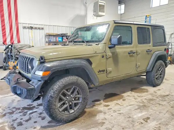 1C4PJXDN8SW540822 — 2025 Jeep Wrangler, Передняя часть (Front End), фото до ремонта