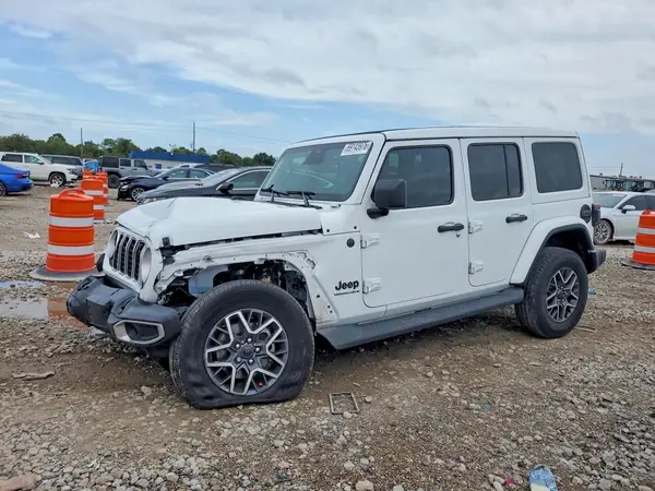 1C4PJXENXSW609878 — 2025 Jeep Wrangler, Передняя часть (Front End), фото до ремонта
