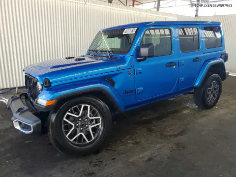1C4PJXEN5SW597963 — 2025 Jeep Wrangler, Передняя часть, фото до ремонта