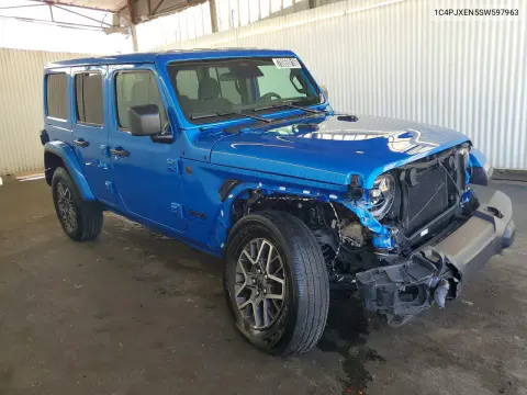 2025 Jeep Wrangler Sahara VIN 1C4PJXEN5SW597963 фото 4