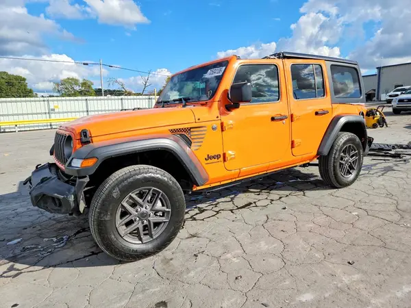 1C4PJXDG2SW607156 — 2025 Jeep Wrangler, Задняя часть (Rear End), фото до ремонта