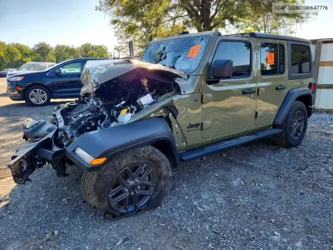 1C4PJXDN3SW647776 — 2025 Jeep Wrangler, Передняя часть, фото до ремонта