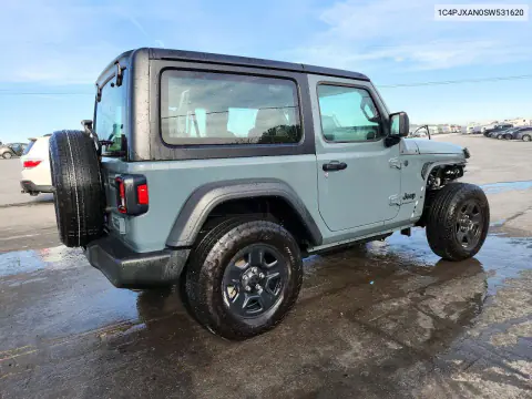 2025 Jeep Wrangler Sport VIN 1C4PJXAN0SW531620 фото 3