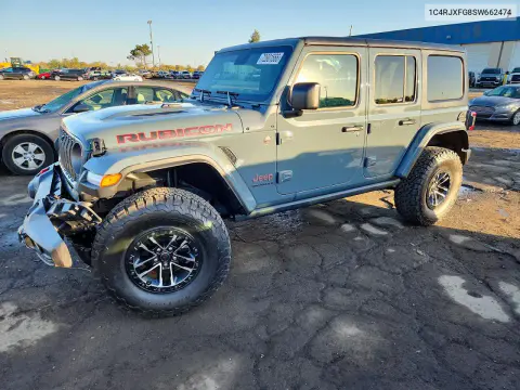 1C4RJXFG8SW662474 — 2025 Jeep Wrangler, Передняя часть, фото до ремонта