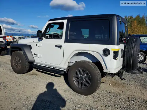 1C4PJXAN4SW590119 — 2025 Jeep Wrangler, фото 2 с аукциона Copart, Задняя часть