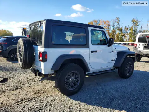 1C4PJXAN4SW590119 — 2025 Jeep Wrangler, фото 3 с аукциона Copart, Задняя часть