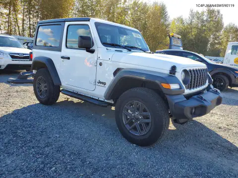 1C4PJXAN4SW590119 — 2025 Jeep Wrangler, фото 4 с аукциона Copart, Задняя часть