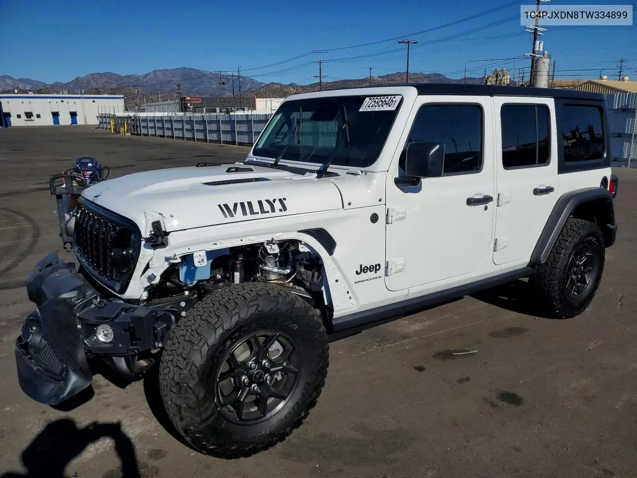 2026 Jeep Wrangler Sport VIN 1C4PJXDN8TW334899 фото 1