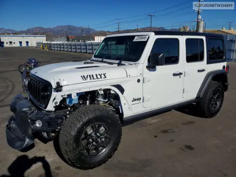 1C4PJXDN8TW334899 — 2026 Jeep Wrangler, Передняя часть, фото до ремонта