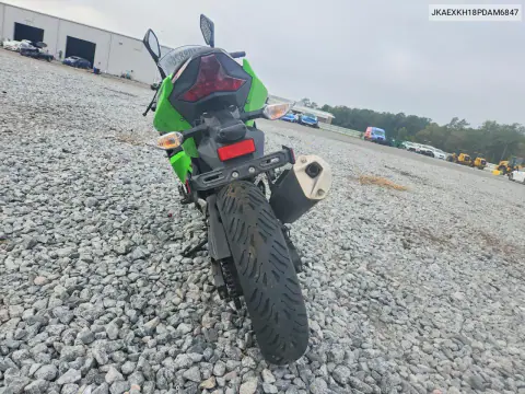 2023 Kawasaki Ex400 VIN JKAEXKH18PDAM6847 фото 4