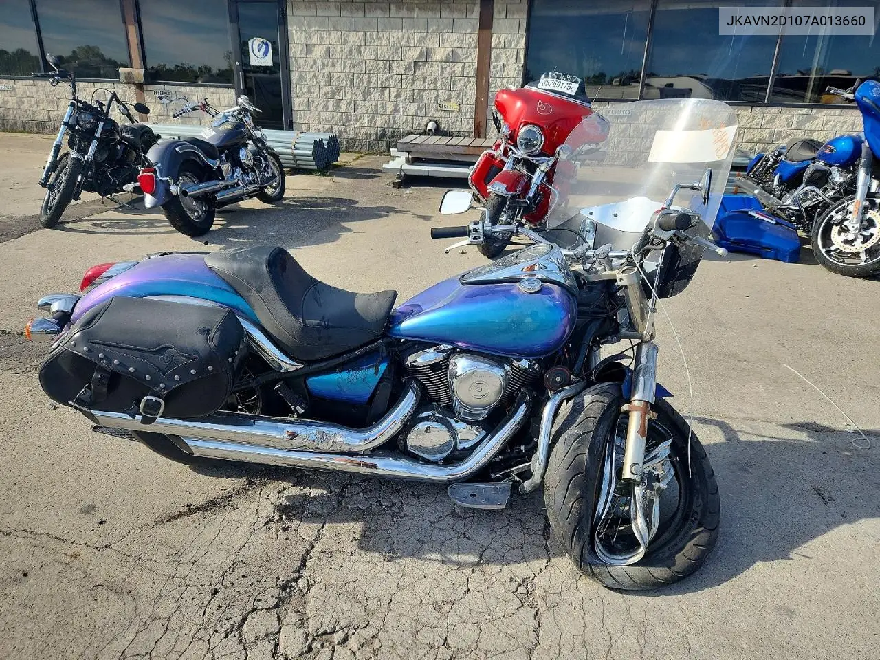2007 Kawasaki Vn900 D VIN JKAVN2D107A013660 фото 1