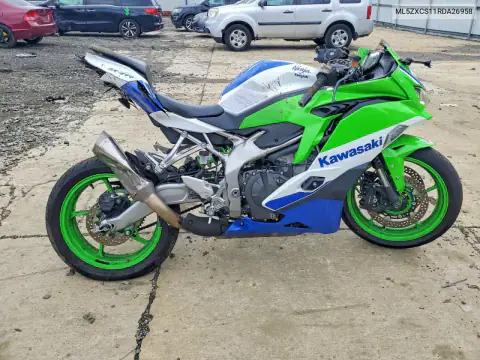 ML5ZXCS11RDA26958 — 2024 Kawasaki Zx, Повреждения со всех сторон, фото до ремонта