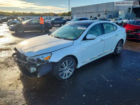 KNALN4D7XF5171716 — 2015 Kia Cadenza, Передняя часть, фото до ремонта