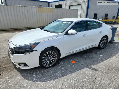 KNALB4J10H5055842 — 2017 Kia Cadenza, Задняя часть, фото до ремонта