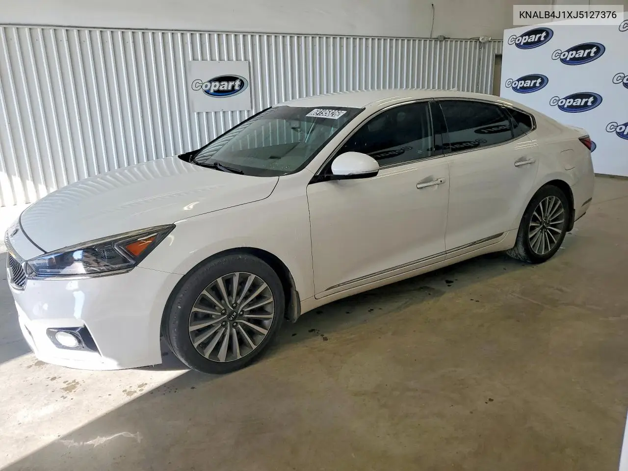 KNALB4J1XJ5127376 Kia Cadenza 2018 — повреждение Передняя часть, фото до ремонта