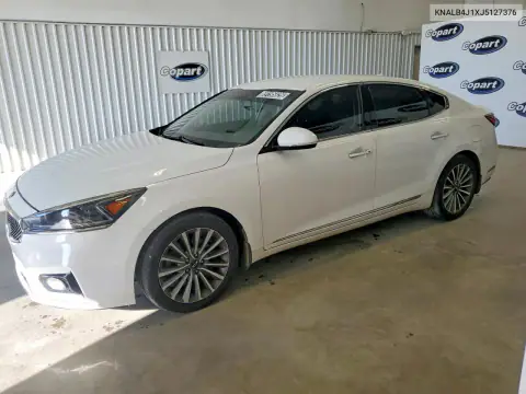 KNALB4J1XJ5127376 — 2018 Kia Cadenza, Передняя часть, фото до ремонта