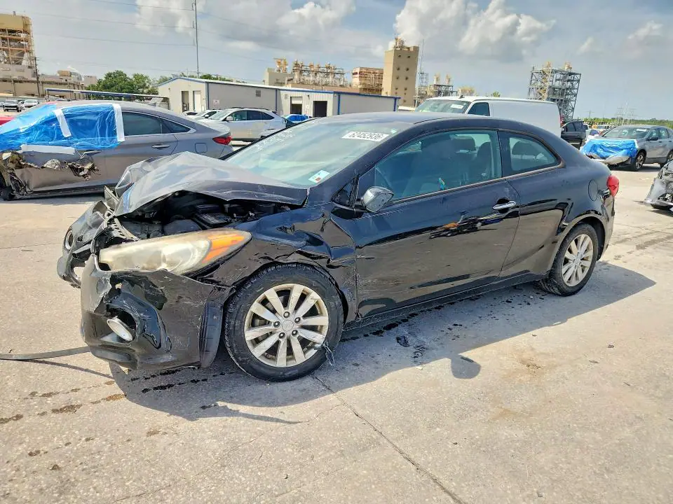 KNAFX6A86E5176359 Kia Forte KOUP 2014 — повреждение Передняя часть, фото до ремонта