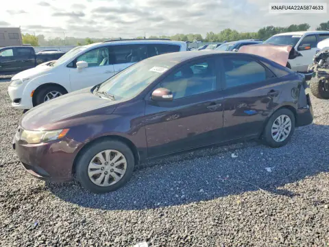 KNAFU4A22A5874633 — 2010 Kia Forte, Задняя часть, фото до ремонта