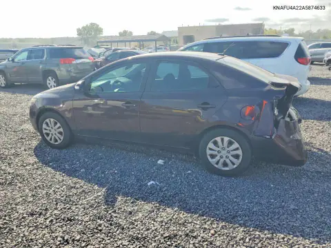 2010 Kia Forte Ex VIN KNAFU4A22A5874633 фото 2