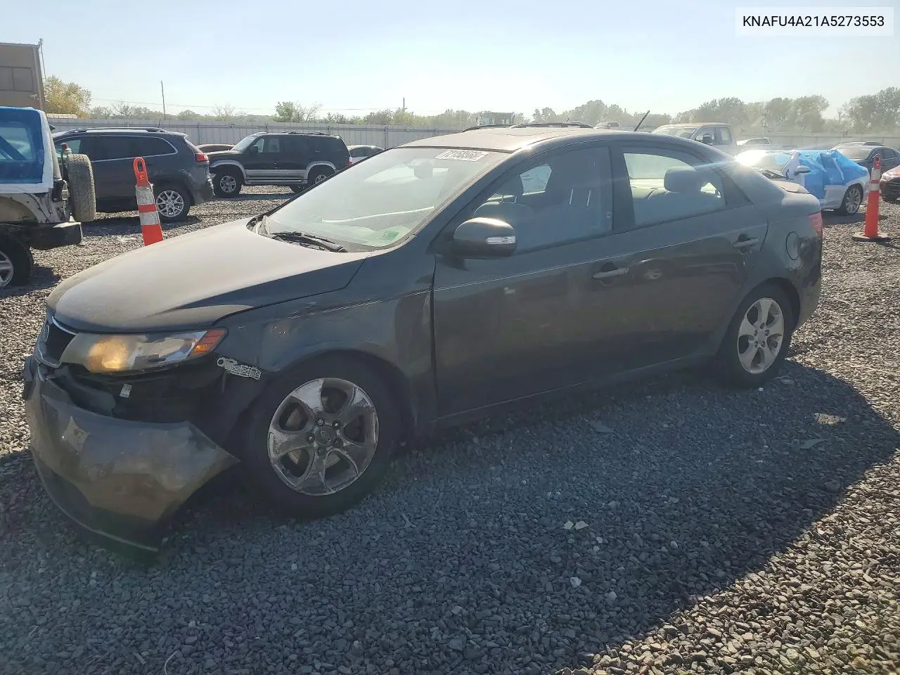 2010 Kia Forte Ex VIN KNAFU4A21A5273553 фото 1