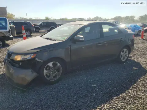 KNAFU4A21A5273553 — 2010 Kia Forte, Передняя часть, фото до ремонта