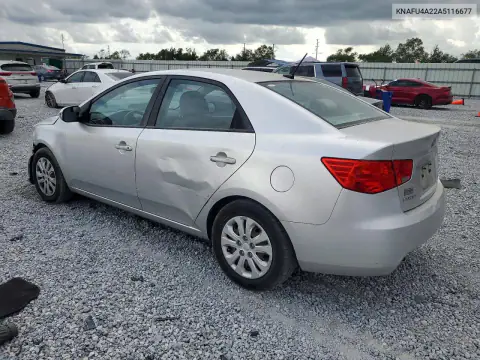 KNAFU4A22A5116677 — 2010 Kia Forte, фото 2 с аукциона Copart, Передняя часть