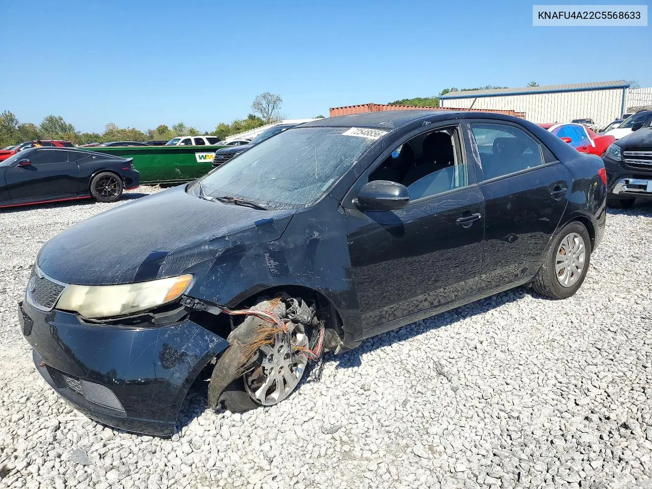 KNAFU4A22C5568633 Kia Forte 2012 — повреждение Передняя часть, фото до ремонта