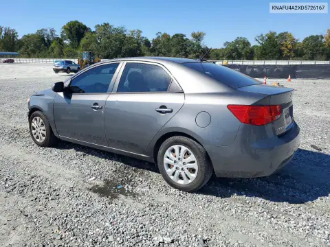 KNAFU4A2XD5726167 — 2013 Kia Forte, фото 2 с аукциона Copart, Передняя часть