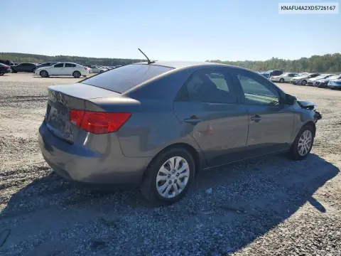 KNAFU4A2XD5726167 — 2013 Kia Forte, фото 3 с аукциона Copart, Передняя часть