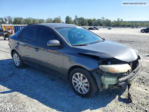 KNAFU4A2XD5726167 — 2013 Kia Forte, фото 4 с аукциона Copart, Передняя часть